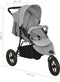 vidaXL - Kinderwagen - staal - lichtgrijs