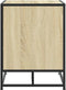vidaXL - Schoenenbank - 80x40x53,5 - cm - bewerkt - hout - en - metaal - sonoma - eiken