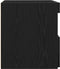 vidaXL - Nachtkastjes - met - LED-verlichting - 2 - stuks - Zwart - Eiken - 50x40x45 - cm