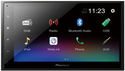 Pioneer DMH-A340DAB - 6,8 Mediacenter - DAB+ Bluetooth 4.2 - 2Din