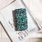 iMoshion Hoesje Geschikt voor Samsung Galaxy S21 Hoesje Met Pasjeshouder - iMoshion Design Bookcase smartphone - Meerkleurig / Black Blue Stripes