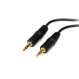 Startech.com 6ft - 3.5mm kabel - Male/male - Zwart