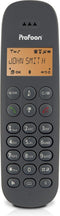Profoon PDX620 - DECT telefoon met 2 handsets - uitbreidbaar tot 5 toestellen - zwart (2 stuks)