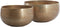 Light & Living - Schaal YARO - Ø53x28.5cm - Goud - Set van 2