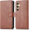 iMoshion Hoesje Geschikt voor Samsung Galaxy S24 Hoesje Met Pasjeshouder - iMoshion Luxe Bookcase - Bruin