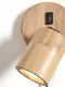 GOOD&MOJO Wandlamp Java - Bamboe Zwart - Ø12cm - Binnen Modern