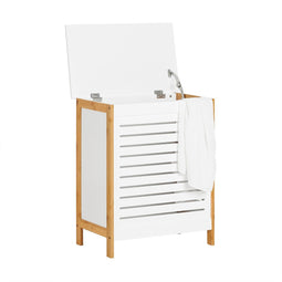 SoBuy FSS66-WN - Badkamerkast - Multifunctioneel - Wit