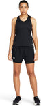 Under Armour UA Fly By 2-in-1 Shorts - Dames Sportbroek - Maat S - Zwart