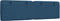 vidaXL - Hoofdbordkussen - 180 - cm - stof - blauw