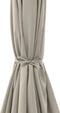 Vierkante parasol Madison Moraira 230 x 230 cm Taupe | Handig push up systeem en kantelbare vierkante parasol