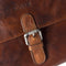 Justified leren aktetas cognac