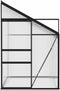vidaXL - Tuinkas - 3,97 - m³ - aluminium - antracietkleurig