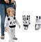 Yolispa Baby Walking Assistant Loop- en Stapharnas voor Peuters – Verstelbaar – Zwart/Wit Panda –
