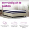 vidaXL - Pocketveringmatras - middelhard-hard - 140x190 - cm
