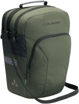 VAUDE eBack Single - Fietstas voor laptop tot 15,6" - Khaki