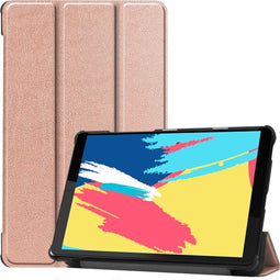 imoshion Tablet Hoes Geschikt voor Lenovo Tab M8 / Tab M8 FHD - imoshion Trifold Bookcase - Rosé goud /Rosé Goud