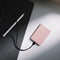 Intenso MW5000 - Powerbank - 5000 mAh - Draadloos opladen tot 15W - Roze