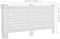 vidaXL Radiatorombouwen 2 st 152x19x81.5 cm MDF wit