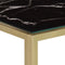 vidaXL - Wandtafel - roestvrijstaal - en - gehard - glas - goudkleurig