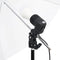 vidaXL - Fotostudioset - met - verlichtingsset, - achtergrond - en - reflector