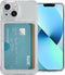 iMoshion Hoesje Geschikt voor iPhone 13 Hoesje Met Pasjeshouder - iMoshion Softcase Backcover met pashouder 3.0 - Transparant