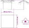 vidaXL - Kampeerluifel - waterdicht - 300x294 - cm - grijs - en - oranje