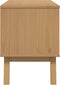 vidaXL - Tv-meubel - OLDEN - 114x43x57 - cm - grenenhout - grijs - en - bruin