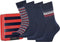 Tommy Hilfiger 4P TIN GIFTBOX STRIPE - Sokken - Effen - Navy