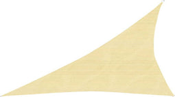 vidaXL - Zonnezeil - 160 - g/m² - 4x5x6,8 - m - HDPE - beige