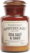 Paddywax Hardware Geurkaars – Sea Salt & Sage – Geurkaars in Glazen Apothekerspot