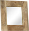 vidaXL - Spiegel - 50x50 - cm - massief - mangohout
