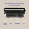 Safecourt Kitchen Contactgrill - Paninigrill - 2200W PFAS-vrij - Vaatwasserbestendig - Zwart