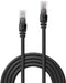 UTP Category 6 Rigid Network Cable LINDY 48077 Black 1 m 1 Unit