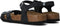 Birkenstock Kumba - Dames Sandalen - Gekruist bandje - Zwart - Maat 37