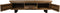 HSM Collection - TV dressoir - mangohout/ metaal - 180x42x57cm
