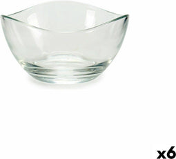 Kom Transparant Glas (460 ml) (6 Stuks)