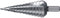 RUKO 101052E - Getrapte boor HSS 4-30 mm - Diepgeslepen spiraalvormige spaangroef (1 stuk)