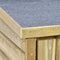 vidaXL - Tuinschuur - 163x50x171 - cm - geïmpregneerd - grenenhout