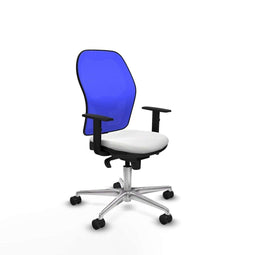 Piqueras y Crespo 1D086N0 - Bureaustoel - Verstelbare hoogte met armleuning - Wit