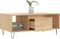 vidaXL - Salontafel - 90x50x36,5 - cm - bewerkt - hout - sonoma - eikenkleurig