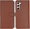 Selencia Galaxy S23 Plus - Echt Lederen Bookcase - 3 Pashouders - Bruin