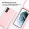 iMoshion Hoesje Geschikt voor Samsung Galaxy S21 Plus Hoesje Met Koord - iMoshion Siliconen design hoesje met koord - Roze / Retro Pink