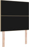 vidaXL - Hoofdbord - Effen - Ontwerp - Lichtgroen - Grijs - 100 - cm - Katoenachtige - Stof