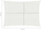 vidaXL - Zonnezeil - 160 - g/m² - 2,5x3,5 - m - HDPE - wit