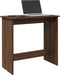 vidaXL - Bureau - 80x40x75 - cm - bewerkt - hout - bruin - eikenkleur
