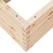 vidaXL - Plantenbak - 110x60x46 - cm - massief - grenenhout