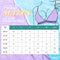 DERRINS Ariya - Bikini Set Dames - 2-delige set met Cover-up Rokje - Groen met Wit (3 stuks)