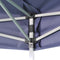 vidaXL - Partytent - pop-up - zeshoekig - inklapbaar - 3,6x3,1 - m - donkerblauw