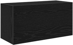 vidaXL - Badkamerwandkast - 60x25x30 - cm - bewerkt - hout - zwart