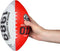 New Port American Football Mini - Trainingsbal - Rubberen buitenbal - Bruin/Blauw/Wit